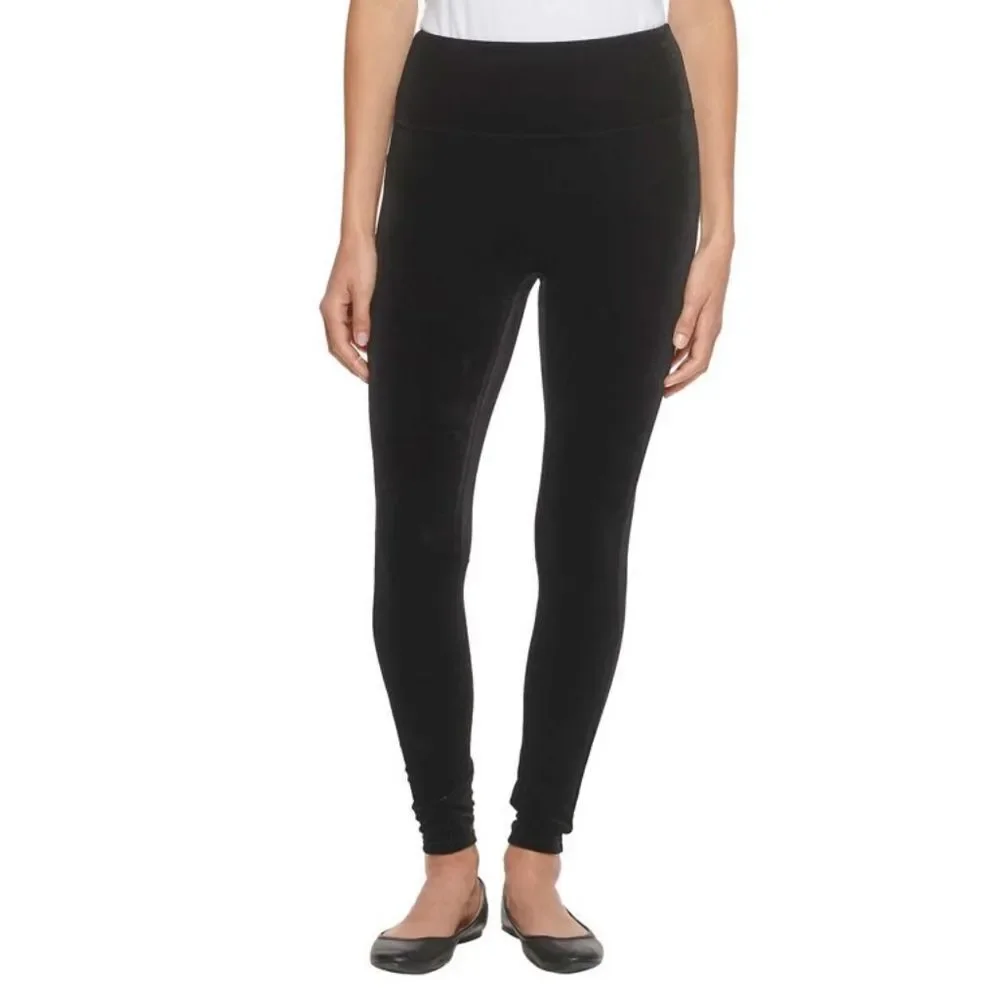 Andrew Marc Ladies' Velvet Legging, Black